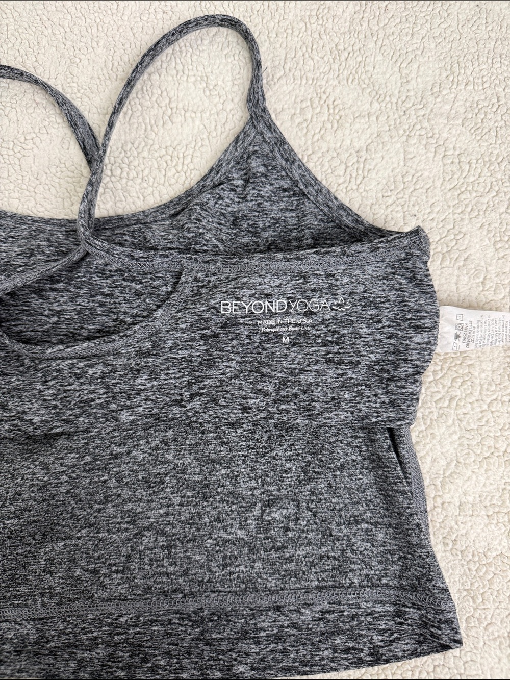 Beyond Yoga Spacedye Slim Racerback Cropped Tank Size Medium - Picture 7 of 10